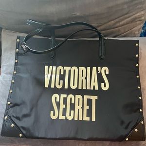 Victorias Secret black tote bag